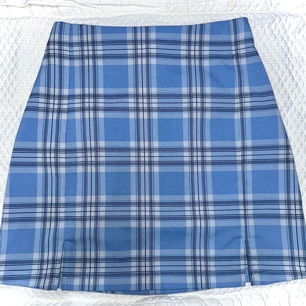 Brandy Melville Plaid Mini Skirt OS